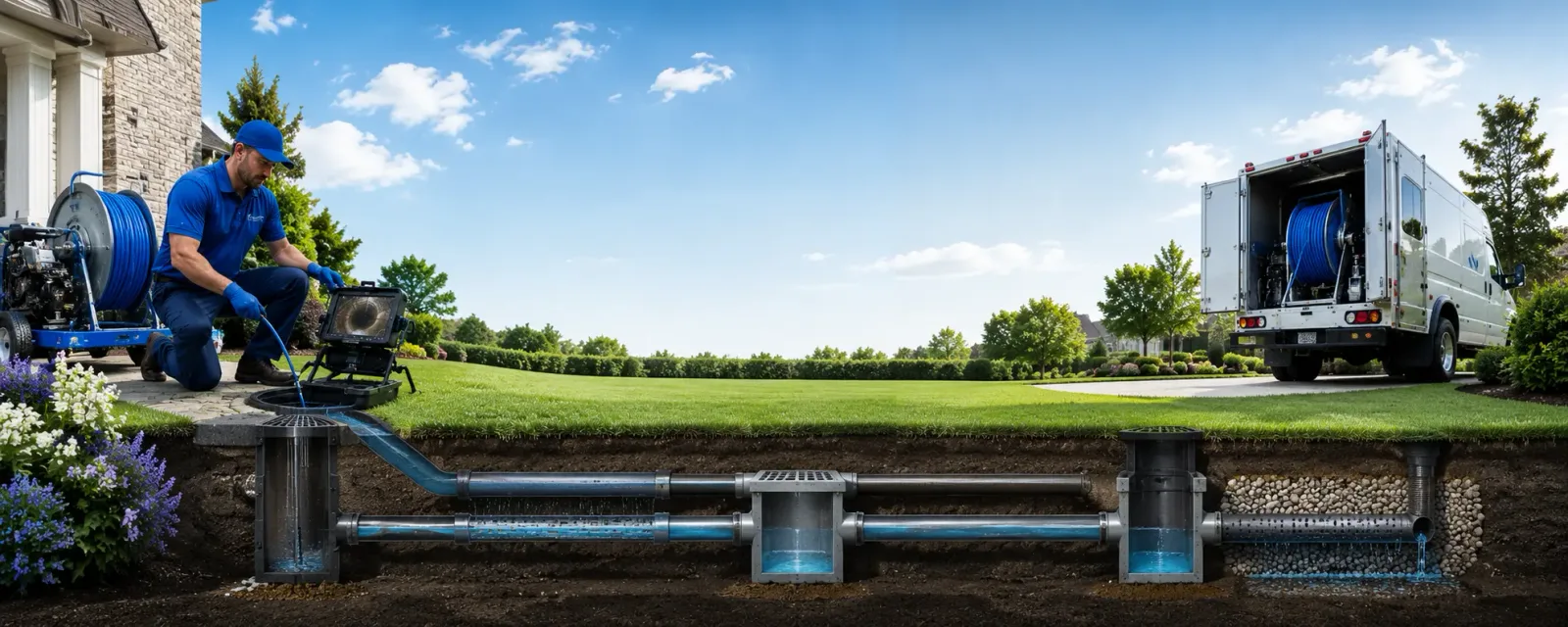 Outdoor drain cleaning information for Curlew, WA